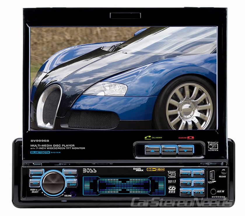 boss audio bv9996b indash dvd cd  ipod player with 7 tft lcd 