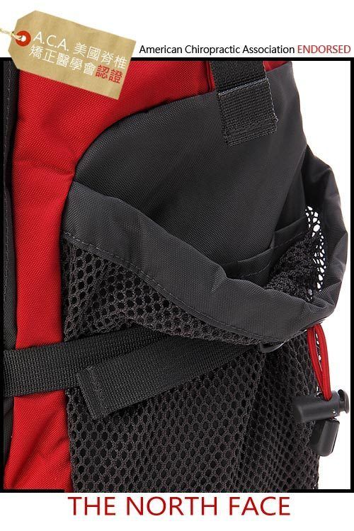 BN The North Face Hot Shot Laptop Backpack Red/Gray  