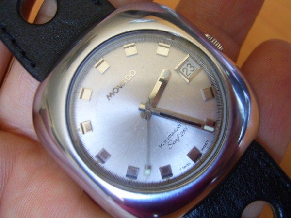 VINTAGE 60S SS MOVADO KINGMATIC SURF 210 SUB SEA AUTOMATIC 28J CAL 