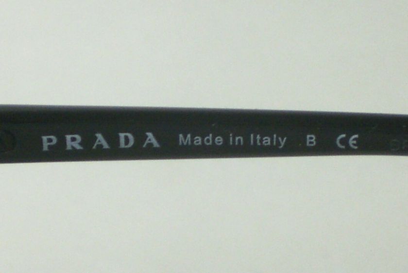 PRADA VPS 02B VPS02B 2B BLACK 1AB 1O1 EYEGLASSES 56  