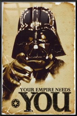 STAR WARS   FRAMED POSTER (DARTH VADER NEEDS YOU)  