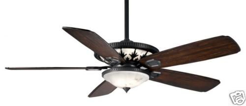 Casablanca 60 Continental Black Outdoor Ceiling Fan  