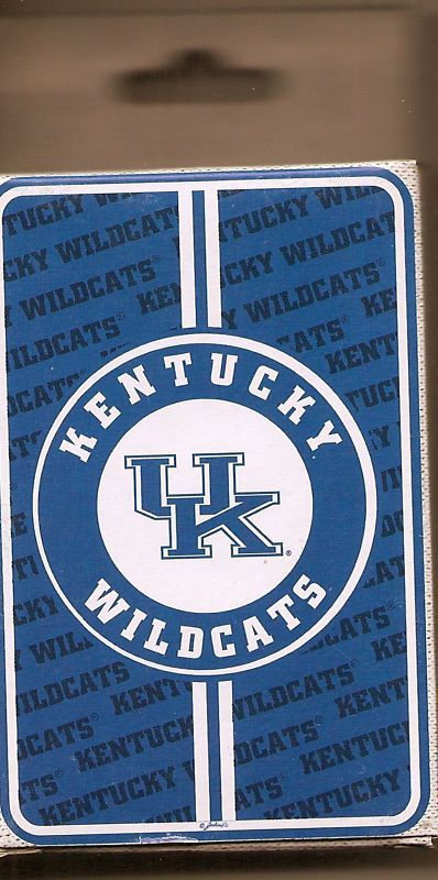 New UK Kentucky Wildcats Playing Cards Poker Deck 731247241887  