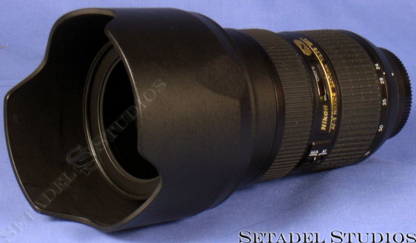 NIKON AF S NIKKOR 24 70MM F2.8G ED NANO LENS +CPS +SHDE CLEAN NICE 