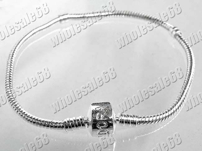 Wholesale jewelry 25x S925(stamp) silver P snake Bracelet fit Chain 21 