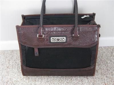 Brighton Leather Dog Carrier  