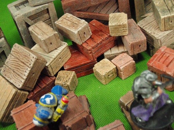 100 pc Mega Crate Set Terrain Wargame Wargaming 28mm  