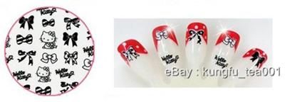 Sanrio HelloKitty Ribbon Nail Art Stickers Decorate  03  