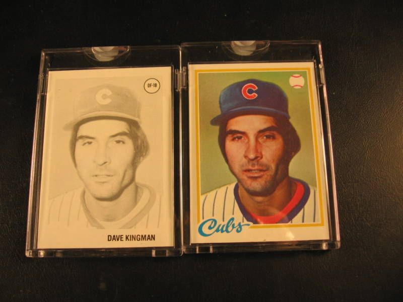 1978 Topps Baseball Proof Card Set Dave Kingman Cubs  