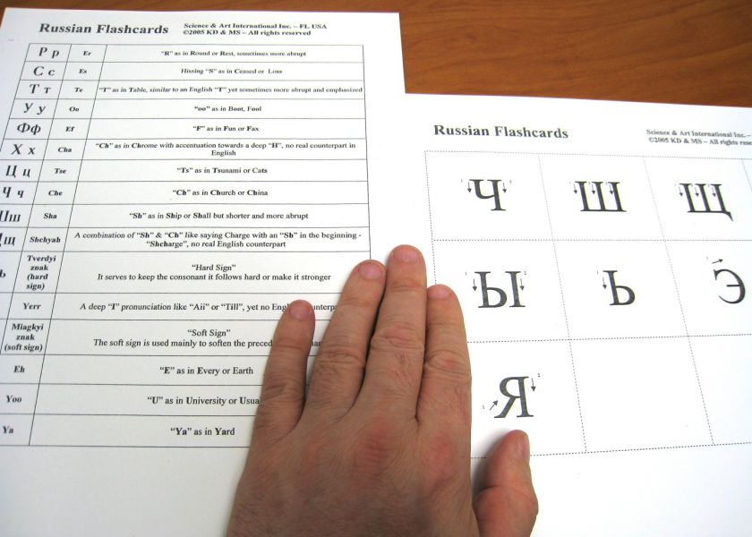 Learn Russian Flashcards – Read, Write & Pronounce Russian Words 