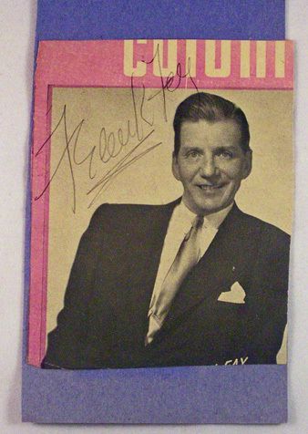 RARE SCARCE VINTAGE AUTOGRAPH FRANK FAY   1891 1961  