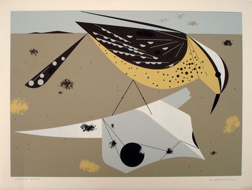 Charles/Charley Harper   Cactus Wren   SIGNED  