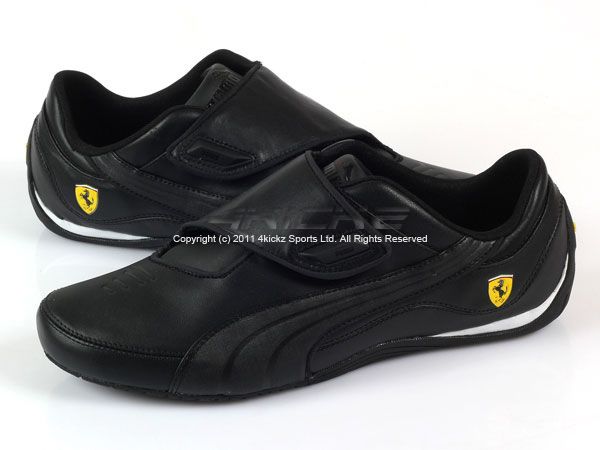 Puma Drift Cat III SF CF Scuderia Ferrari Black Black Racing Leather 