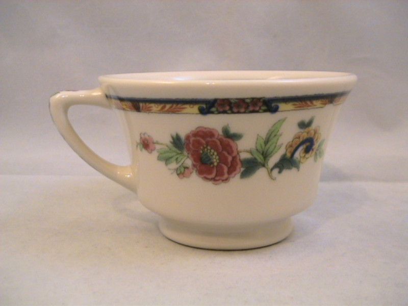 Vtg 1988 Syracuse China Elegant Floral Coffee Cup  