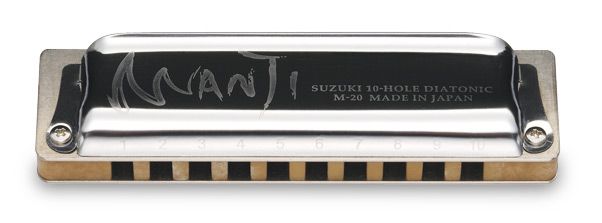 Suzuki Manji Pro Harmonica, M 20, Brand New, Key of E  