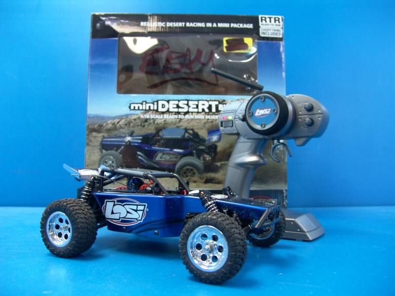 Team Losi Mini Desert Buggy Almost RTR RC 1/18 Truck NiMH R/C LOSB0204 