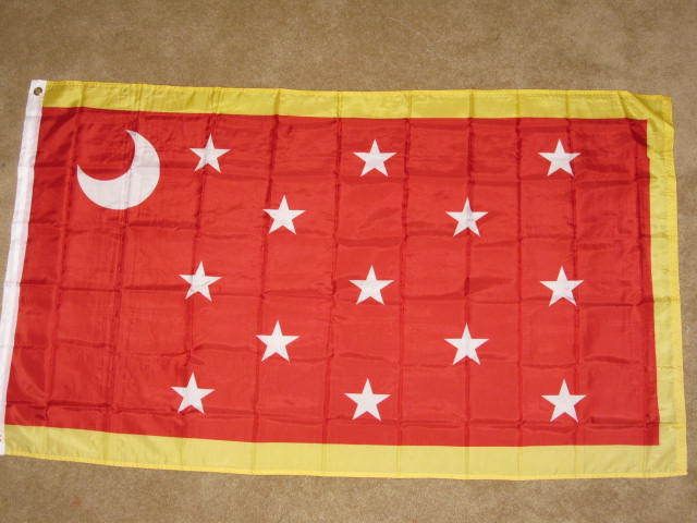 VAN DORN FLAG 3x5 4TH MISSOURI CONFEDERATE BATTLE F935  