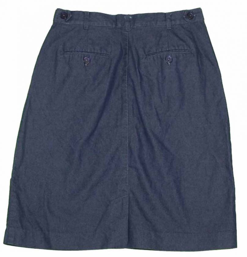 Talbots sz 6 Womens Blue Skirt KC13  