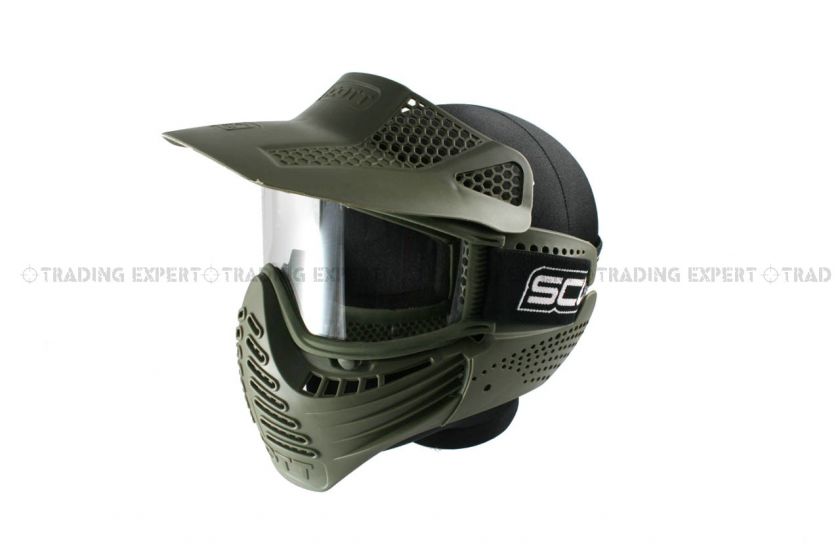 Scott Paintball Airsoft Clear Lens Mask MK 08 DG 01021  