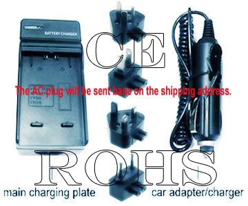   Charger for SONY HDR CX360V HDR CX350V Handycam Camcorder AC+CAR