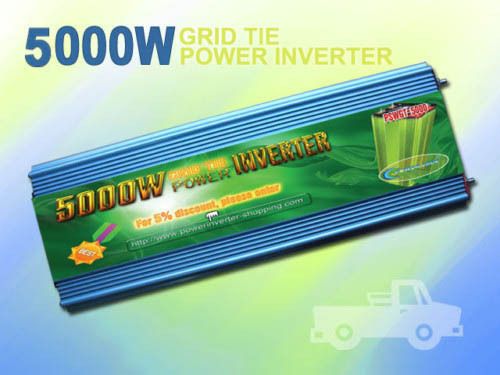 5000W GRID TIE POWER INVERTER 28V 52VDC/110VAC 60HZ for SOLAR PANEL 