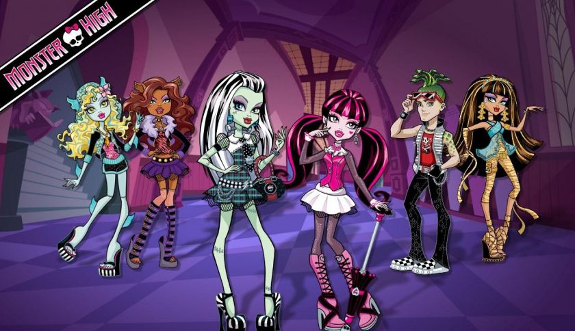 Monster High Iron on Transfer  