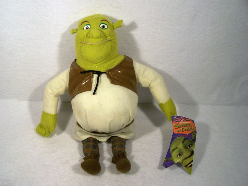 DreamWorks Shrek 3 13 green ogre plush toy doll  