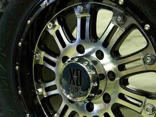 XD Hoss Black Machined 18 Toyo M/T 35x12.50 18 10 Ply  