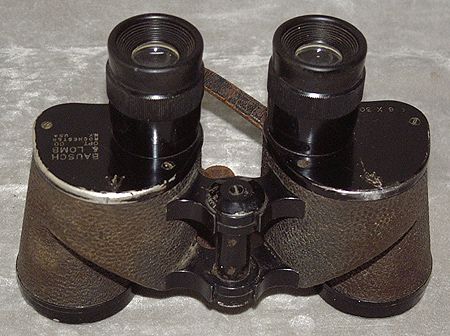   WWII ERA BAUSCH & LOMB USA 6 x 30 BINOCULARS   BROAD ARROW MARK  