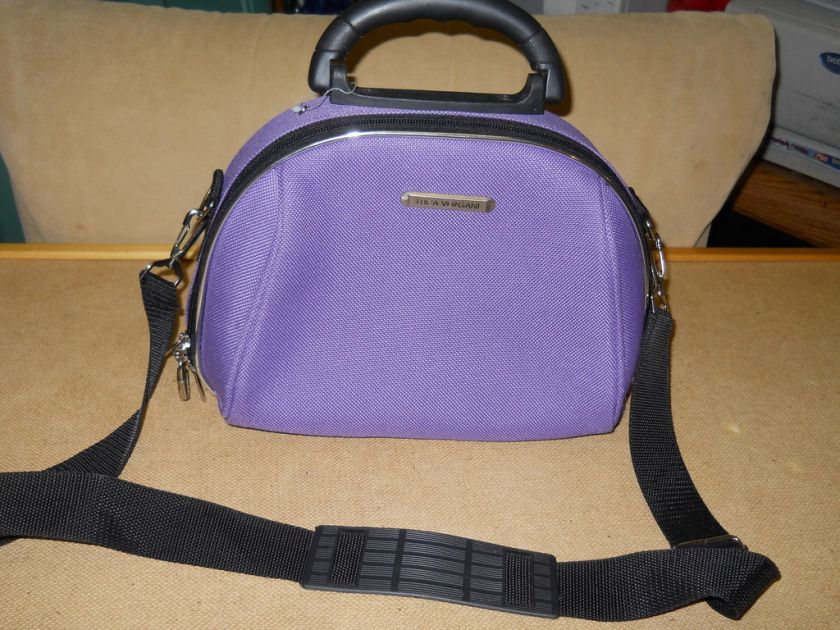 LUCA VERGANI LARGE COSMETIC CASE   LAVENDER PURPLE nice  