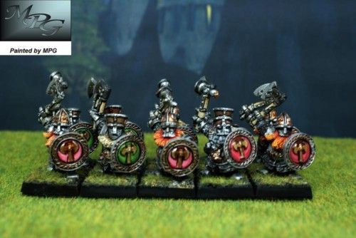 D36 Warhammer MPG Painted Dwarf Ironbreakers  