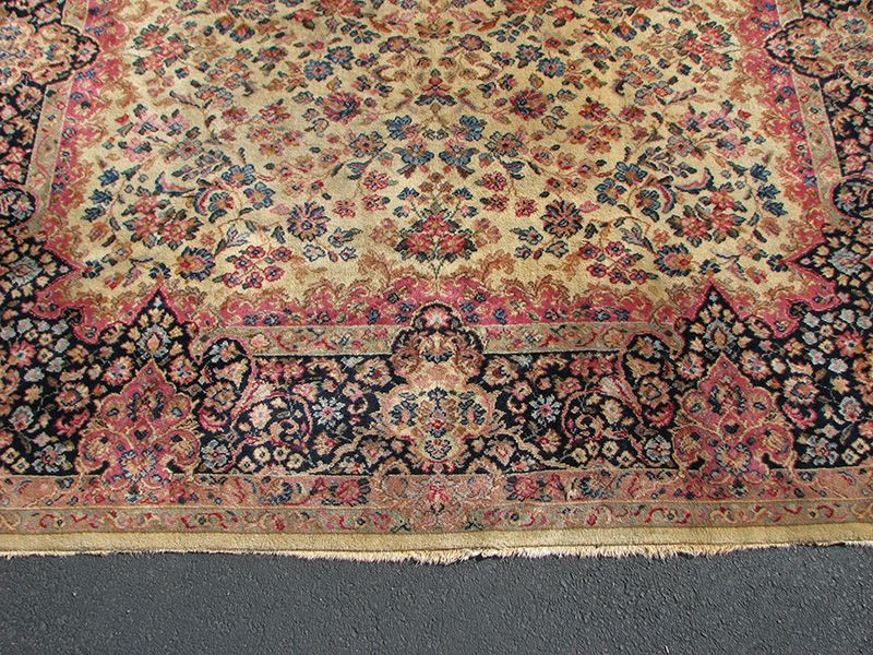 Antique KARASTAN KERMAN Wool Rug 9x12  rr1304  