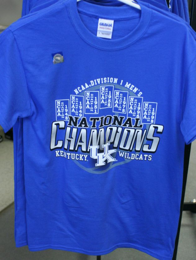 2012 UK Kentucky Wildcats National Champions T Shirt Plus Size 3X 4X 