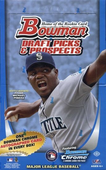 2011 Bowman Draft Picks & Prospects Baseball Hobby Box  