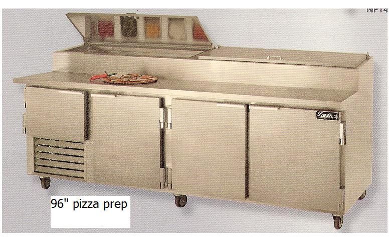 96 NEW Pizza Prep Table   