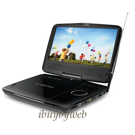 Coby TFDVD9189A 9 Portable DVD/CD/ Player w/ATSC Digital TV NEW 