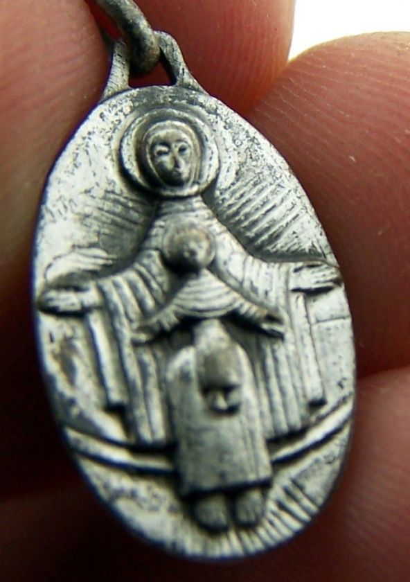 Silver J Lambert Madonna & Child Jesus Medal France  