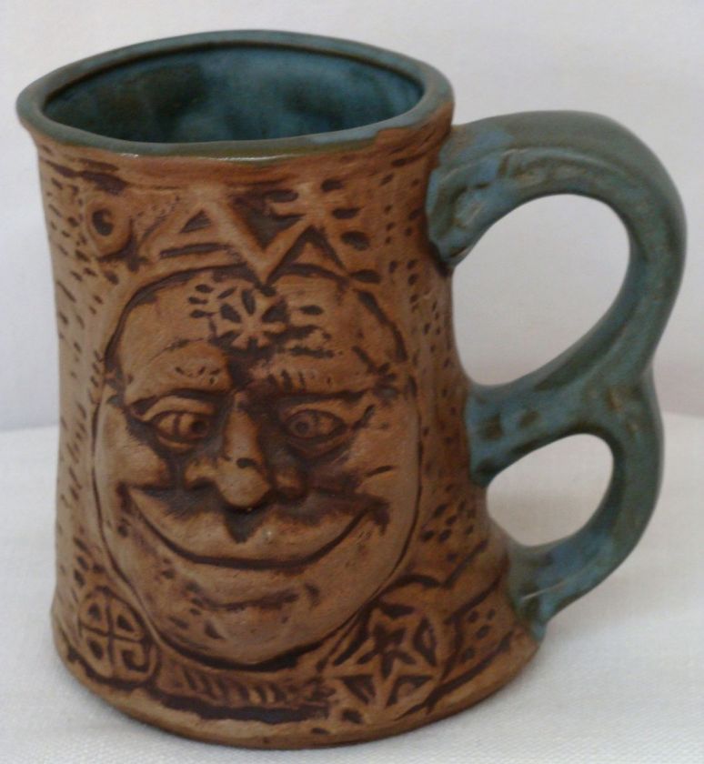 Vintage Jim Rumph Cross Eyed Ogre Tankard Mug Gremlin Inside 1971 