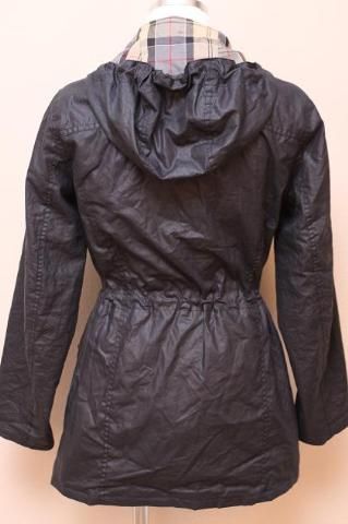 JCrew $399 Womens Barbour Antique Coastal Durham Jacket 6 Black 