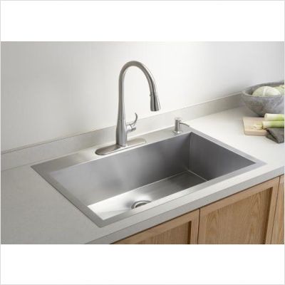   Vault Undermount Large Single Kitchen Sink One Hole K 3821 1 NA  