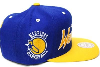 Mitchell & Ness Vintage Golden State Warriors Snapback Cap Hat OLD 