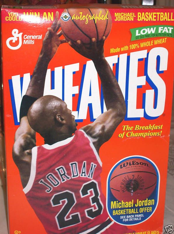 MICHAEL JORDAN #23 WHEATIES BOX  