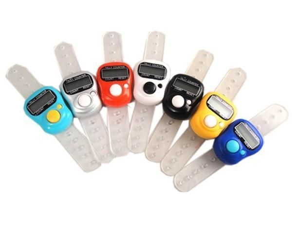 20 Finger Ring Tally Counter Digital Tasbeeh Tasbih LCD  