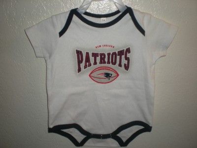 NEW IR NE Patriots INFANTS 3/6 Months Creeper 1MH  