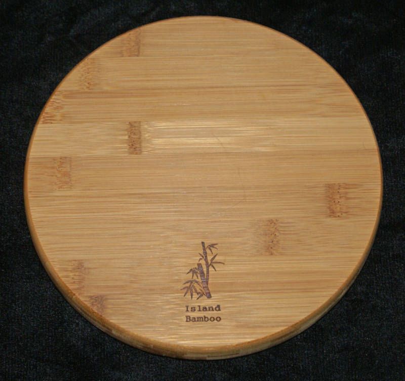 Island Bamboo 8 Round Cutting Board