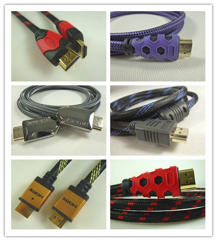   HDMI cable 1.4 V 6ft HD 1080P high speed 3D with ETHERNET gold plate