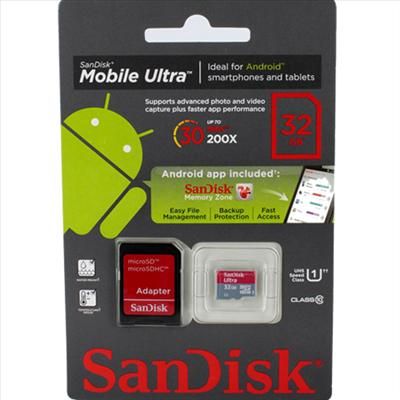   Mobile Ultra Class 10 32GB microSD micro SDHC Flash Memory Card 32G