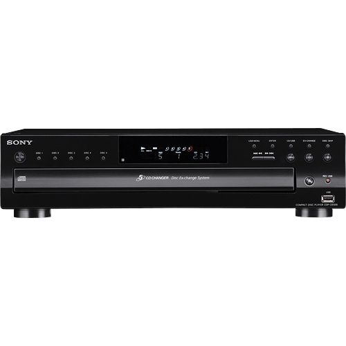 Sony CDP CE 500 5 Disc CD Carousel Changer/CD Player  