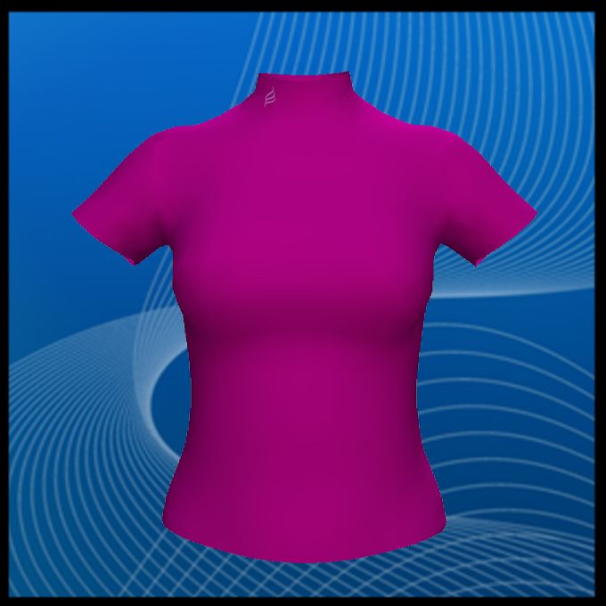 NWT BODYPOST Women’s HyBreez Golf Mock Neck Short Shirt  