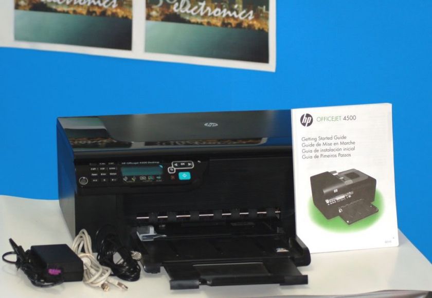 HP OfficeJet 4500 Desktop Printer InkJet All in One G510a (CM753A 